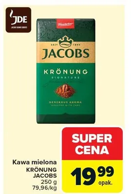 Kawa mielona Krönung Jacobs promocja w Carrefour