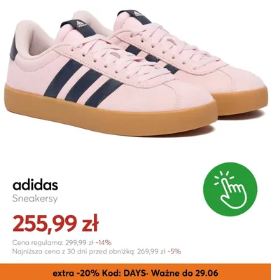 Sneakersy Adidas promocja w eobuwie.pl