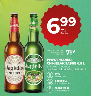 Piwo Chmielak Jagiełło promocja w Duży Ben