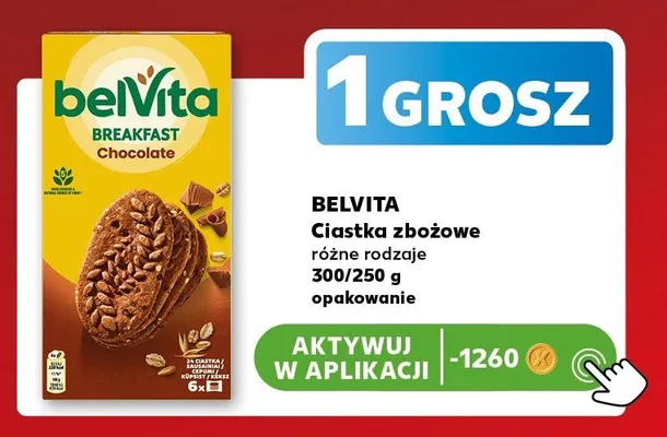 Ciastka zbożowe BelVita Breakfast Chocolate promocja w Kaufland