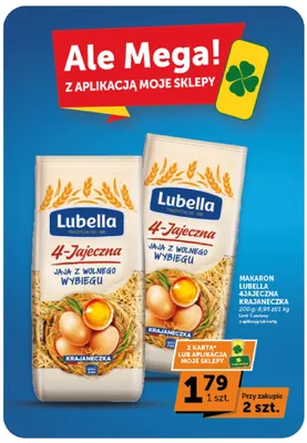 Makaron Lubella 4jajeczna krajaneczka promocja w Euro Sklep
