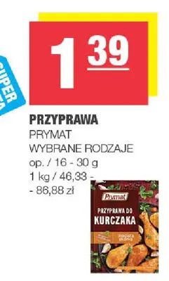 Przyprawa Prymat promocja w SPAR
