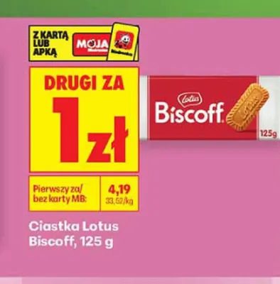 Ciastka Lotus Biscoff promocja w Biedronka