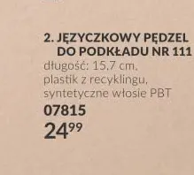 Języczkowy pędzel do podkładu nr 111 Avon promocja w AVON