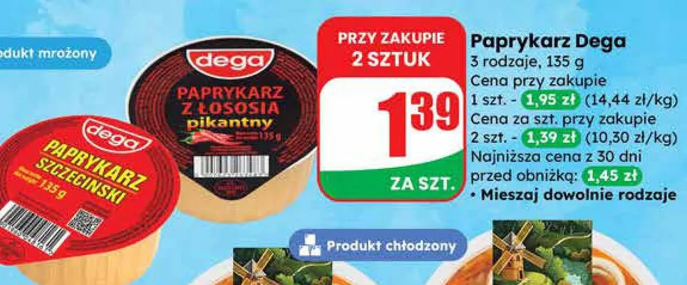 Paprykarz z dorsza pikantny promocja w Dino