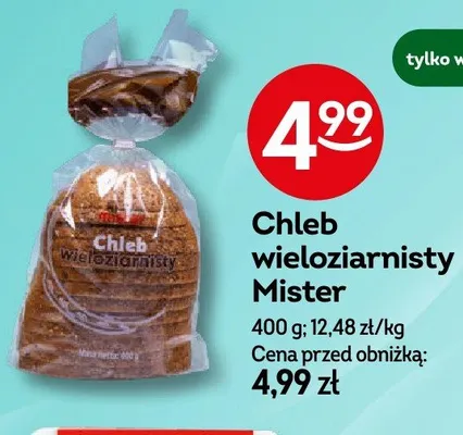 Chleb wieloziarnisty Mister promocja w Żabka