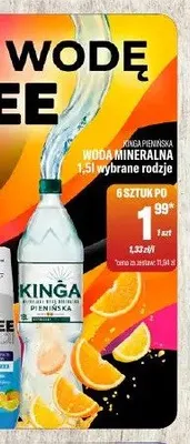 Woda mineralna Kinga Pienińska promocja w Tomi Markt