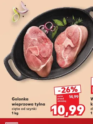 Golonka wieprzowa tylna cięta od szynki promocja w Kaufland