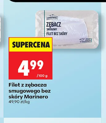 Filet z zębacza smugowego bez skóry Marinero promocja w Biedronka