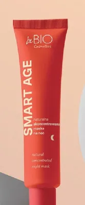 Maska na noc beBIO Smart Age naturalna skoncentrowana promocja w Hebe