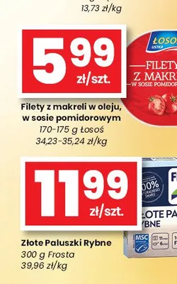 Filety z makreli w oleju Łosoś promocja w emma MARKET