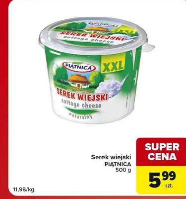 Serek wiejski Piątnica promocja w Carrefour Market