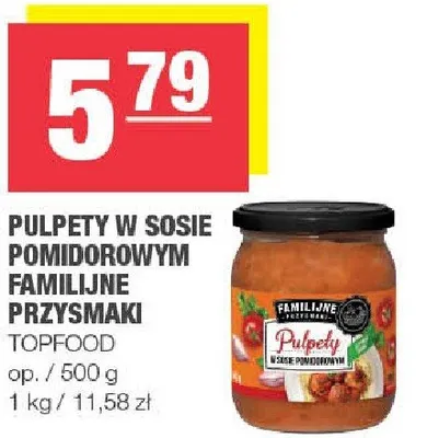 Pulpety w sosie pomidorowym familijne przysmaki promocja w SPAR