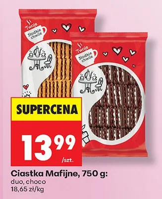 Ciastka Mafijne duo promocja w Biedronka
