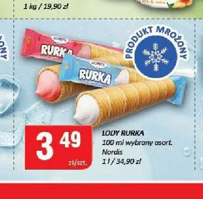 Lody Rurka Nordis promocja w Chorten