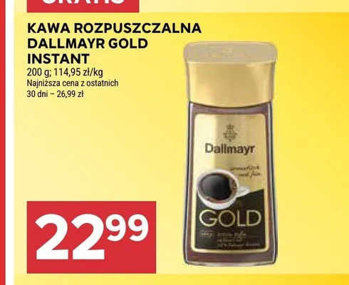 Kawa rozpuszczalna Dallmayr Gold Instant promocja w Stokrotka