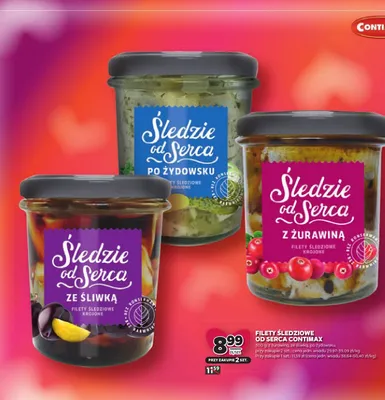 Śledź ze śliwką Contimax promocja w Stokrotka