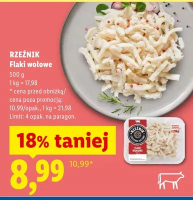 Flaki wołowe Rzeźnik promocja w Lidl