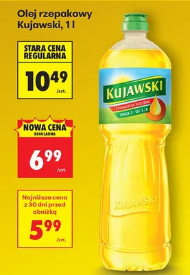 Olej rzepakowy promocja w Biedronka