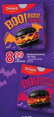 Burger Boorger pikantny z czerwoną kapustą i sosem mayo sriracha Drosed promocja w Selgros