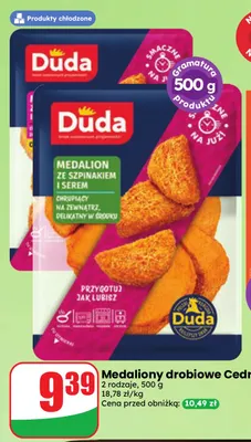 Medaliony drobiowe Cedrob promocja w Dino