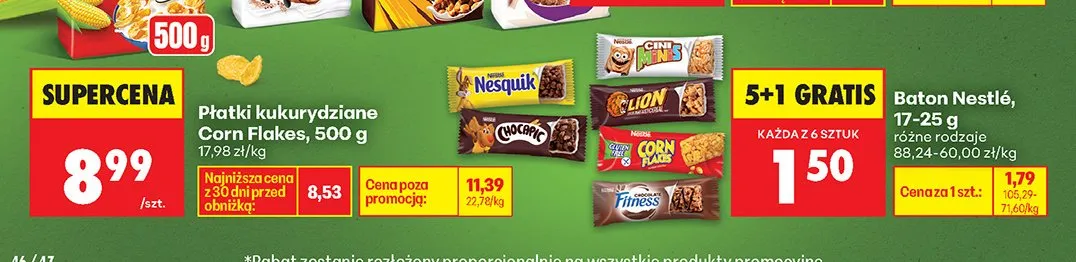 Płatki kukurydziane Corn Flakes promocja w Biedronka