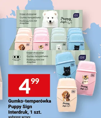Gumko-temperówka Puppy Sign Interdruk promocja w Twój Market