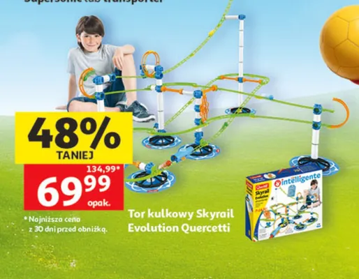 Tor kulkowy Skyrail Evolution Quercetti promocja w Auchan