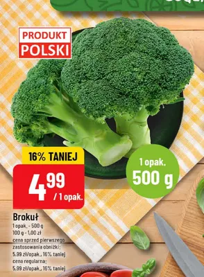 Brokuł promocja w POLOmarket
