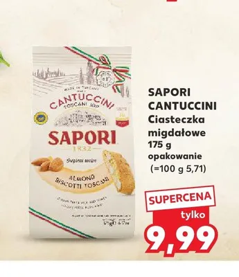 Ciasteczka migdałowe Sapori Cantuccini promocja w Kaufland