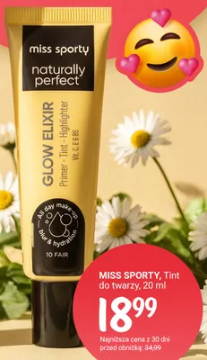 Tint do twarzy MISS SPORTY promocja w Rossmann