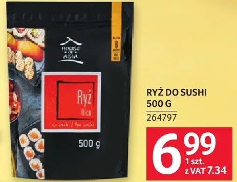 Ryż do sushi 500 g promocja w Selgros