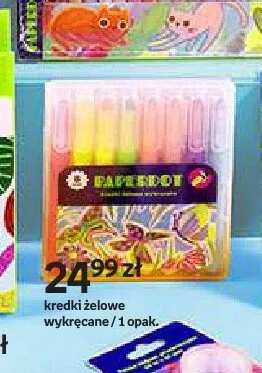 Kredki żelowe wykręcane Paperdot promocja w Empik