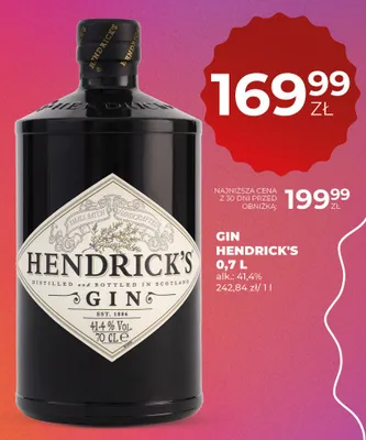 Gin promocja w Duży Ben