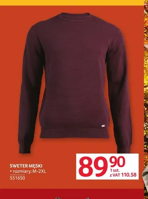 Sweter męski promocja w Selgros