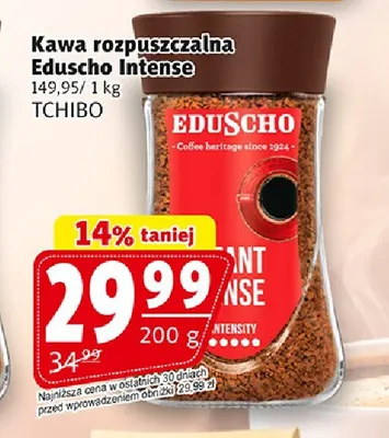 Kawa rozpuszczalna Eduscho Intense promocja w Prim Market