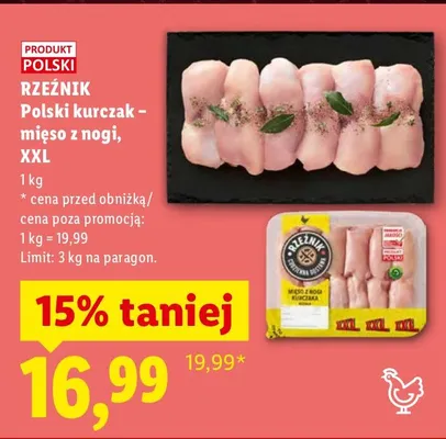 Kurczak - mięso z nogi, XXL promocja w Lidl