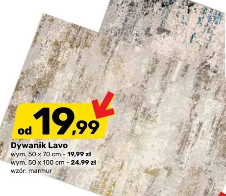 Dywanik Lavo wym. 50 x 70 cm promocja w Bricomarche
