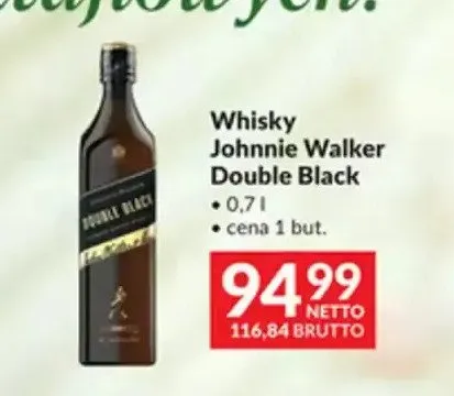 Whisky Johnnie Walker Double Black promocja w Makro