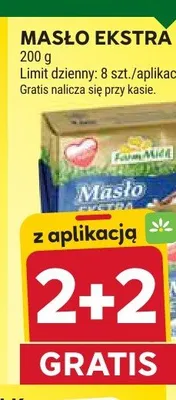 Masło ekstra Farm Milk promocja w Stokrotka