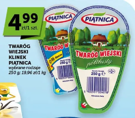 Twaróg wiejski klinek Piątnica promocja w Groszek