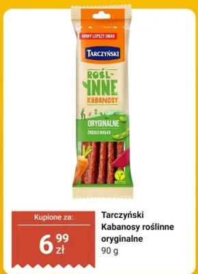 Kabanosy roślinne oryginalne promocja w Biedronka