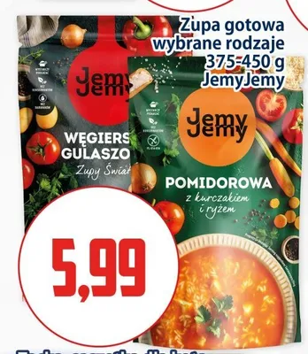 Zupa gotowa JemyJemy Pomidorowa z kurczakiem i ryżem promocja w Kupiec