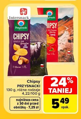 Chipsy Przysnacki papryka promocja w Carrefour Market