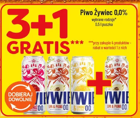 Piwo Żywiec 0,0% promocja w POLOmarket
