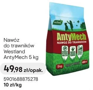 Nawóz do trawników Westland AntyMech promocja w Castorama