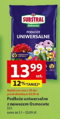 Podłoże uniwersalne z nawozem promocja w Auchan