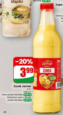Żurek Jamar promocja w Dino