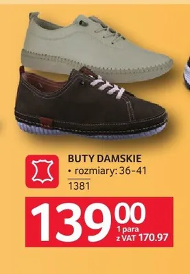 Buty damskie promocja w Selgros