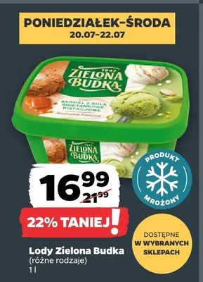 Lody Zielona Budka promocja w Netto